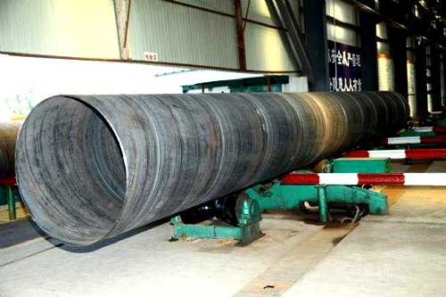 <a href=http://www.xajjlby.com target=_blank class=infotextkey>螺旋焊接鋼管</a>探傷現場